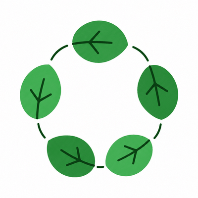 A ring of leaves